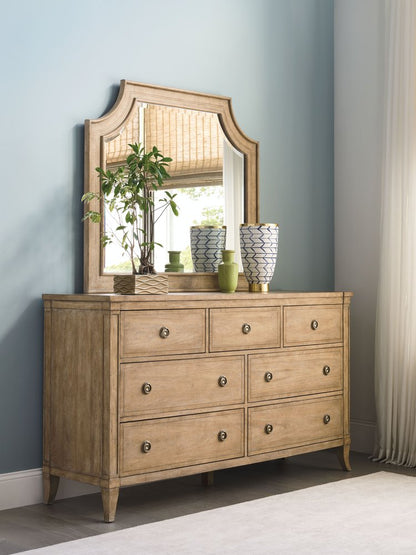 American Drew - Chastain Caramel Chastain Dresser With Mirror - 483-130040 view 5