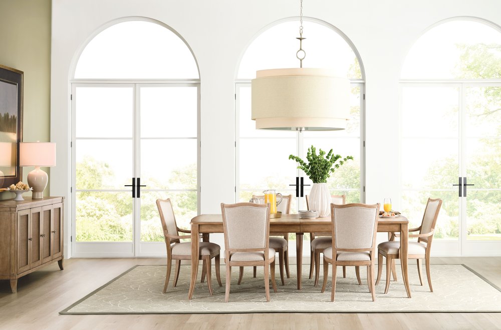 American Drew - Chastain Caramel Chastain Extendable Leg Dining Table - 483-744 view 12