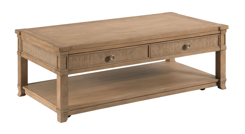 American Drew - Chastain Caramel Woodfield Rectangular Coffee Table - 483-910 view 1