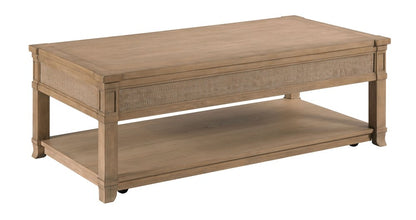 American Drew - Chastain Caramel Woodfield Rectangular Coffee Table - 483-910 view 3