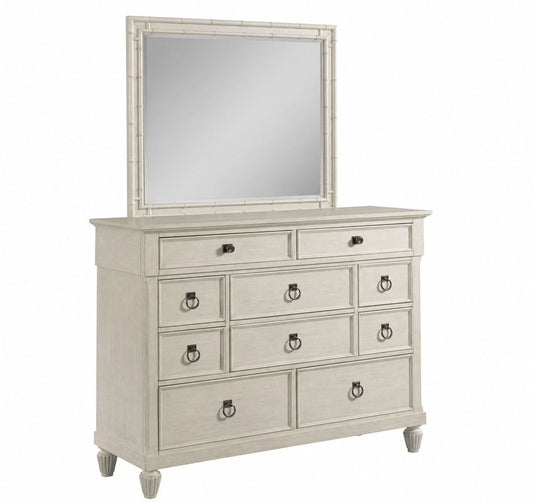 American Drew - Grand Bay Egret Aster Bureau With Bamboo Mirror - 016-131020 view 1