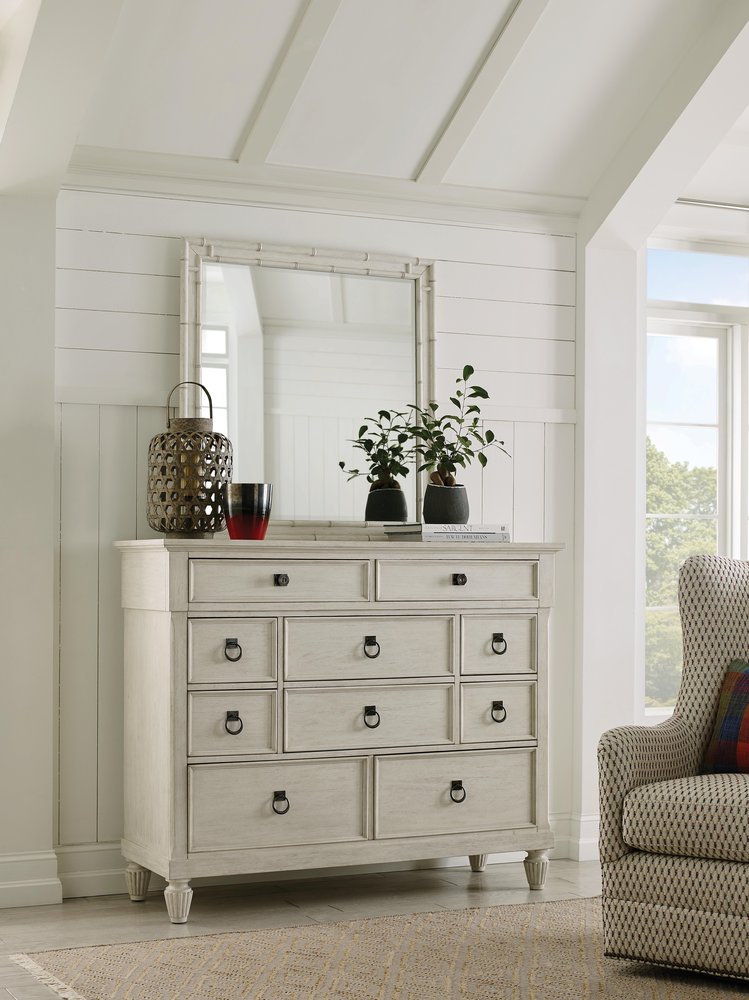 American Drew - Grand Bay Egret Aster Bureau With Landscape Mirror - 016-131040 view 5