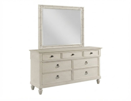 American Drew - Grand Bay Egret Saybrook Drawer Dresser With Bamboo Mirror - 016-130020 view 1