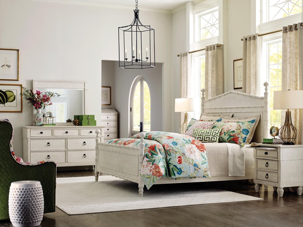 American Drew - Grand Bay Egret Saybrook Drawer Dresser With Bamboo Mirror - 016-130020 view 7