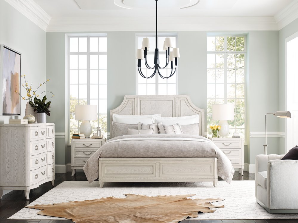 American Drew - Harmony Eggshell Angeline King Panel Bed - 266-306R view 6