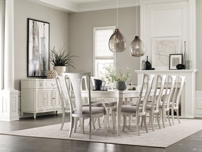 American Drew - Harmony Eggshell Carissa Extendable Leg Dining Table - 266-744 view 8