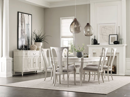American Drew - Harmony Eggshell Carissa Extendable Leg Dining Table - 266-744 view 11