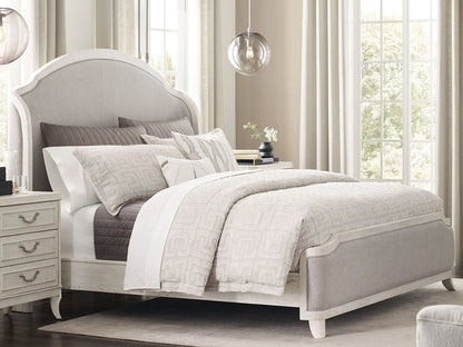 American Drew - Harmony Eggshell Carlyn Queen Upholstered Shelter Bed - 266-313R view 2