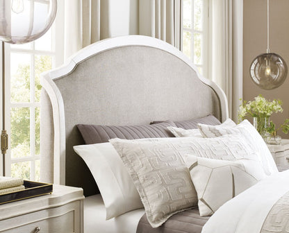 American Drew - Harmony Eggshell Carlyn Queen Upholstered Shelter Bed - 266-313R view 3