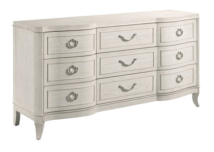American Drew - Harmony Eggshell Emelie Nine Drawer Dresser - 266-130 view 1