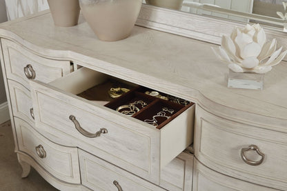 American Drew - Harmony Eggshell Emelie Nine Drawer Dresser - 266-130 view 5