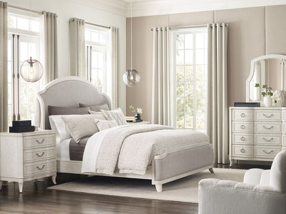 American Drew - Harmony Eggshell Emelie Twelve Drawer Dresser With Angeline Mirror - 266-131030 view 9