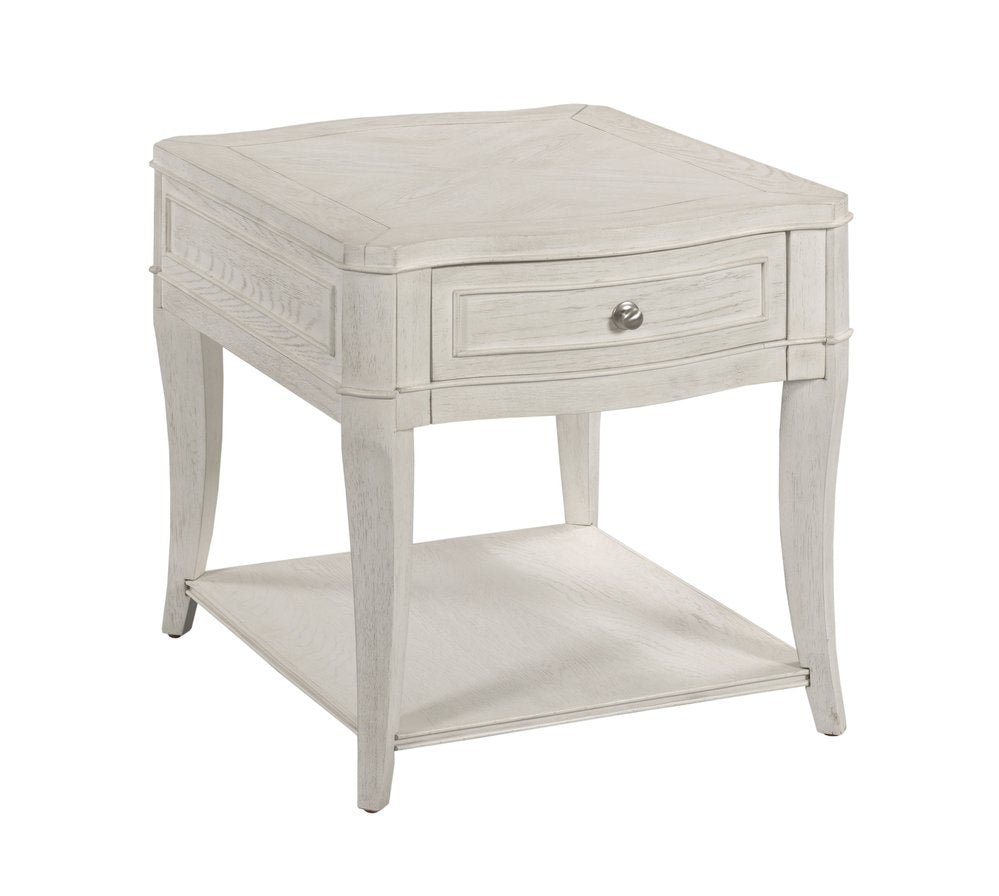 American Drew - Harmony Eggshell Talia Drawer End Table - 266-915 view 1