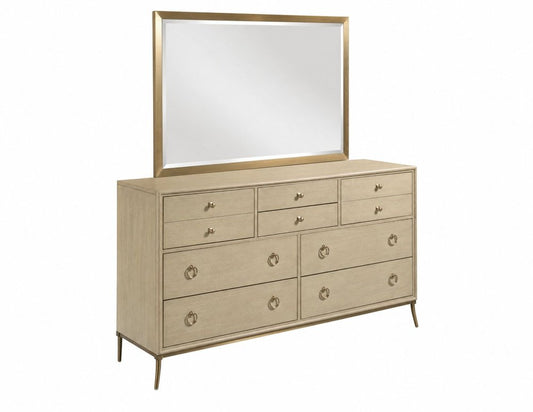 American Drew - Lenox Alabaster Straddella Dresser With Anaheim Mirror - 923-130040 view 1