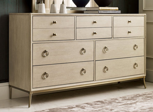 American Drew - Lenox Alabaster Straddella Dresser With Sarbonne Mirror - 923-130030 view 2