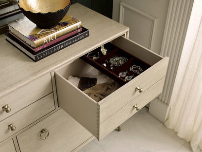 American Drew - Lenox Alabaster Straddella Dresser With Sarbonne Mirror - 923-130030 view 6