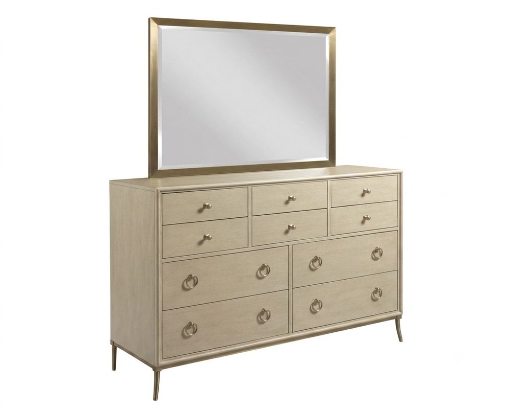 American Drew - Lenox Alabaster Ventura Dresser With Anaheim Mirror - 923-131040 view 1