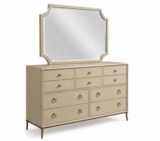American Drew - Lenox Alabaster Ventura Dresser With Sarbonne Mirror - 923-131030 view 1