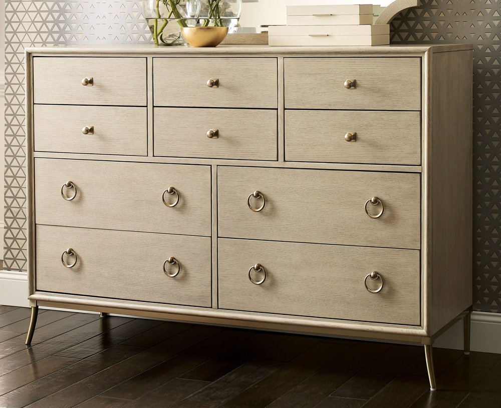 American Drew - Lenox Alabaster Ventura Dresser With Sarbonne Mirror - 923-131030 view 2