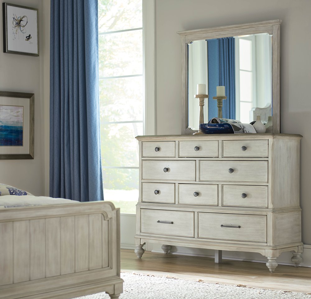 American Drew - Litchfield Sunwashed Finish Cotswold Dresser With Landscape Mirror - 750-131050 view 5