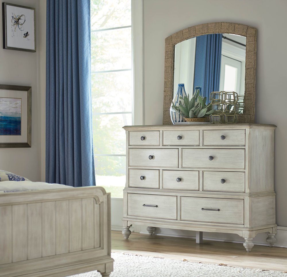 American Drew - Litchfield Sunwashed Finish Cotswold Dresser With Landscape Mirror - 750-131050 view 6