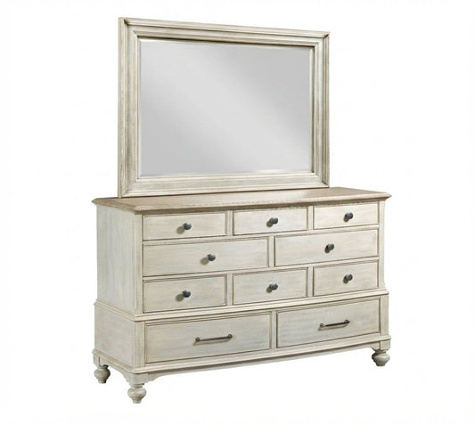 American Drew - Litchfield Sunwashed Finish Cotswold Dresser With Litchfield Landscape Mirror - 750-131040 view 1