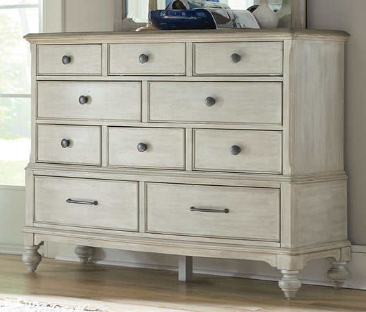 American Drew - Litchfield Sunwashed Finish Cotswold Dresser With Weave Mirror - 750-131020 view 2