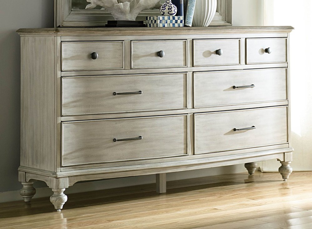 American Drew - Litchfield Sunwashed Finish Weymouth Dresser With Landscape Mirror - 750-130050 view 2