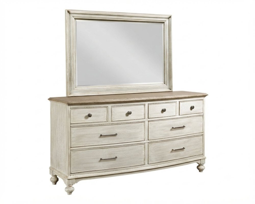 American Drew - Litchfield Sunwashed Finish Weymouth Dresser With Litchfield Landscape Mirror - 750-130040 view 1