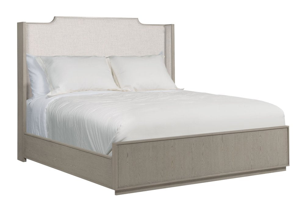 American Drew - Milan Stone Sharon California King Upholstered Shelter Bed - 501-318R view 1