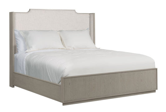 American Drew - Milan Stone Sharon California King Upholstered Shelter Bed - 501-318R view 1