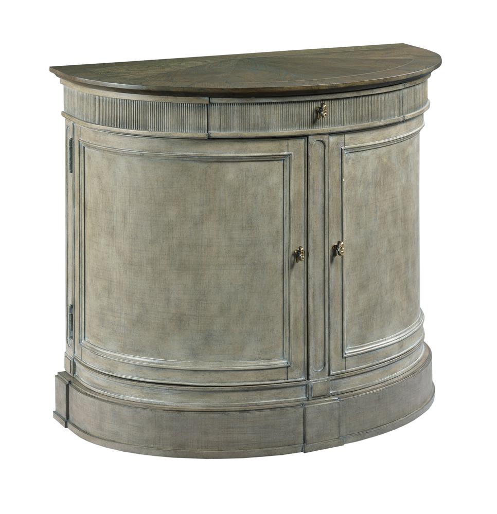 American Drew - Savona Demilune Bachelor Chest Versaille Finish W/Elm Top - 654-423 veiw 1