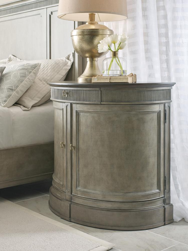 American Drew - Savona Demilune Bachelor Chest Versaille Finish W/Elm Top - 654-423 veiw 2