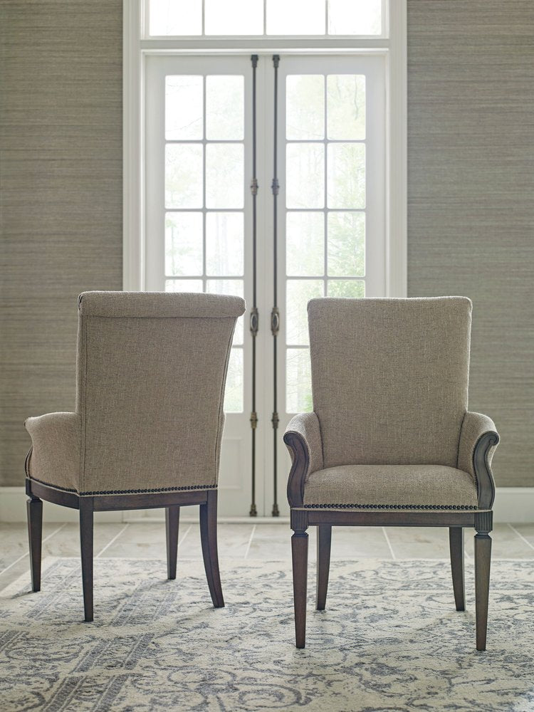American Drew - Savona Versaille Painted Camille Upholstered Armchair - Set of 2 - 654-623C view 2