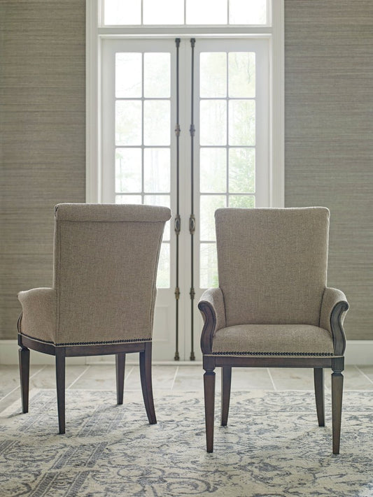 American Drew - Savona Versaille Painted Camille Upholstered Armchair - Set of 2 - 654-623C view 2