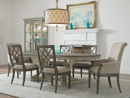 American Drew - Savona Versaille Painted Camille Upholstered Armchair - Set of 2 - 654-623C view 4