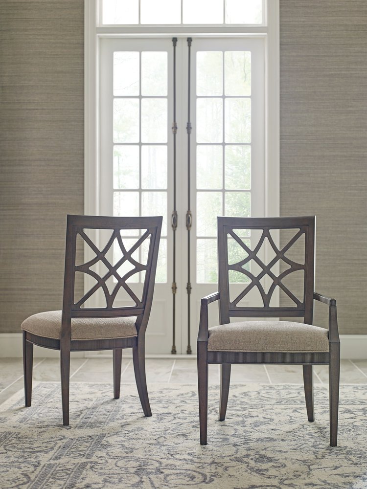 American Drew - Savona Versaille Painted Genieve Side Chair - Set of 2 - 654-636C view 4
