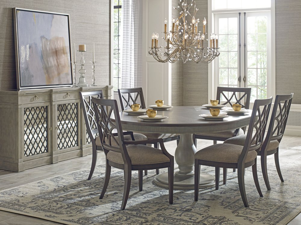American Drew - Savona Versaille Painted Genieve Side Chair - Set of 2 - 654-636C view 7