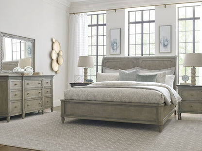 American Drew - Savona Versaille Painted Stockholm Drawer Dresser With Regent Mirror - 654-130030 view 13