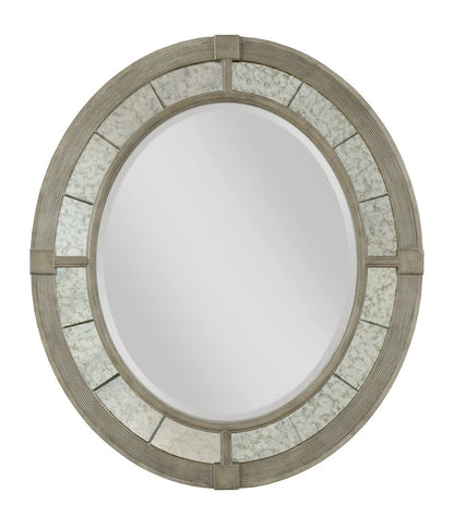 American Drew - Savona Versaille Painted Stockholm Drawer Dresser With Rococo Oval Mirror - 654-130020 view 4