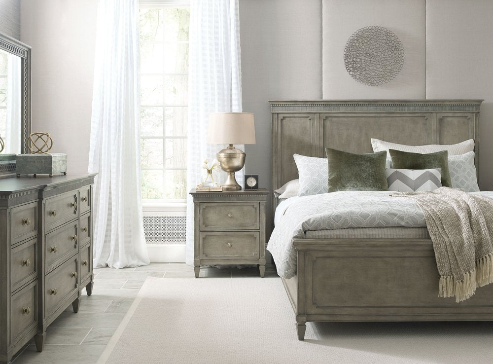 American Drew - Savona Versaille Painted Stockholm Drawer Dresser With Rococo Oval Mirror - 654-130020 view 14