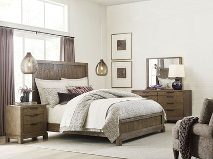 American Drew - Skyline Smoke Sutton Dresser With Mirror - 010-130040 view 6