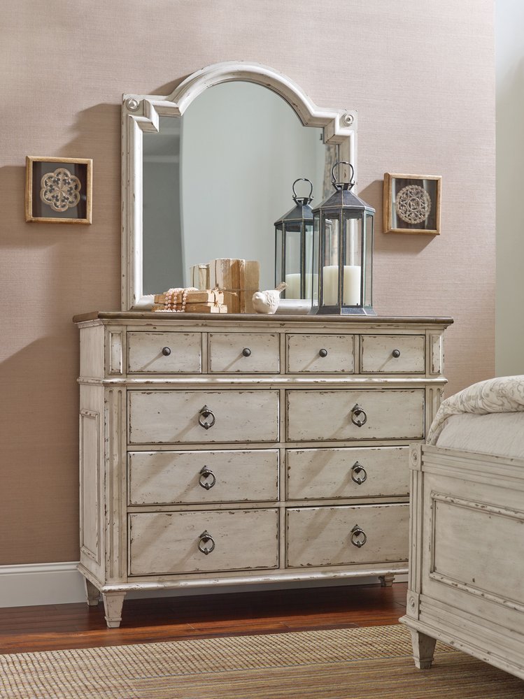 American Drew - Southbury Parchment And Fossil Bureau With Mirror - 513-131040 view 5