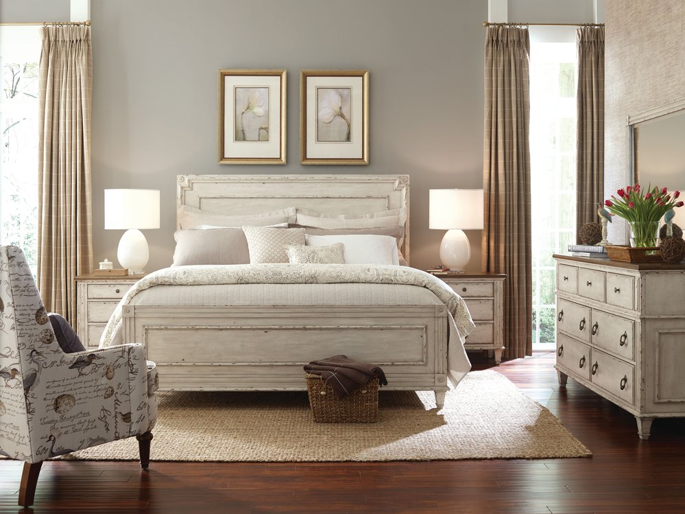 American Drew - Southbury Parchment Drawer Dresser With Landscape Mirror - 513-130030 view 7