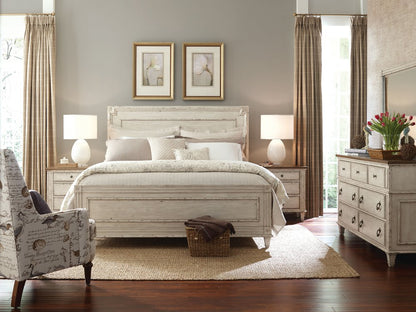 American Drew - Southbury Parchment Drawer Dresser With Landscape Mirror - 513-130030 view 7