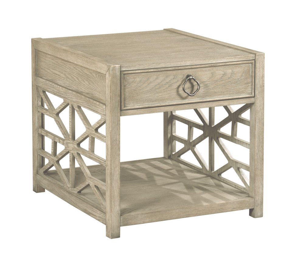 American Drew - Vista Oyster Biscayne Drawer End Table - 803-915 view 1
