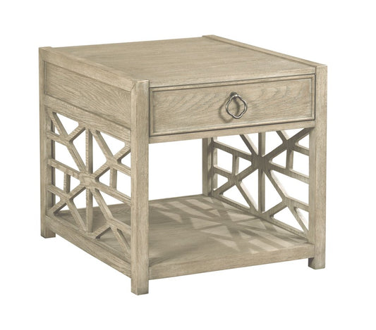 American Drew - Vista Oyster Biscayne Drawer End Table - 803-915 view 1