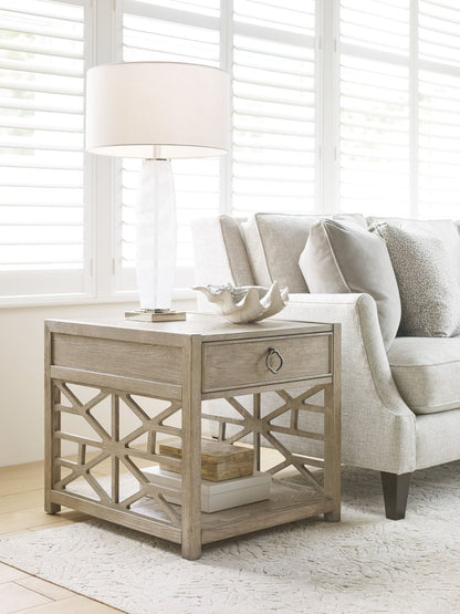 American Drew - Vista Oyster Biscayne Drawer End Table - 803-915 view 2