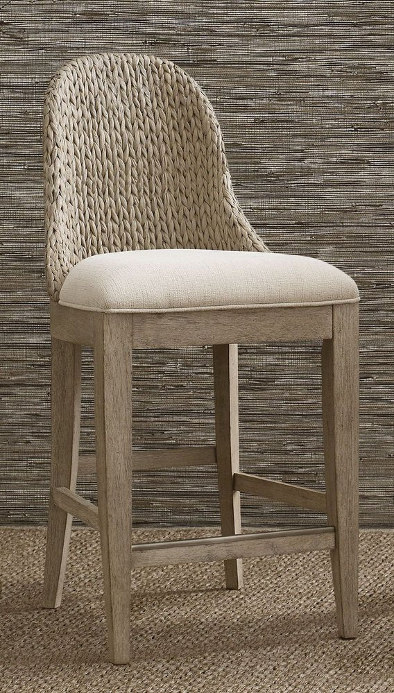 American Drew - Vista Oyster Boca Woven Counter Height Stool - Set of 2 - 803-690C view 2