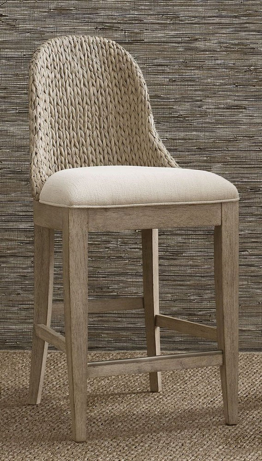 American Drew - Vista Oyster Boca Woven Counter Height Stool - Set of 2 - 803-690C view 2